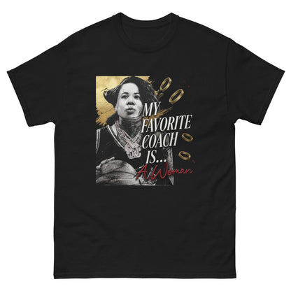 My Favorite Coach Is A Woman Shirt Love, Believe In Yourself T Shirts Dawn Staley Favorite Women and Female Basketball Coach Tee - Private Fashion Collection 