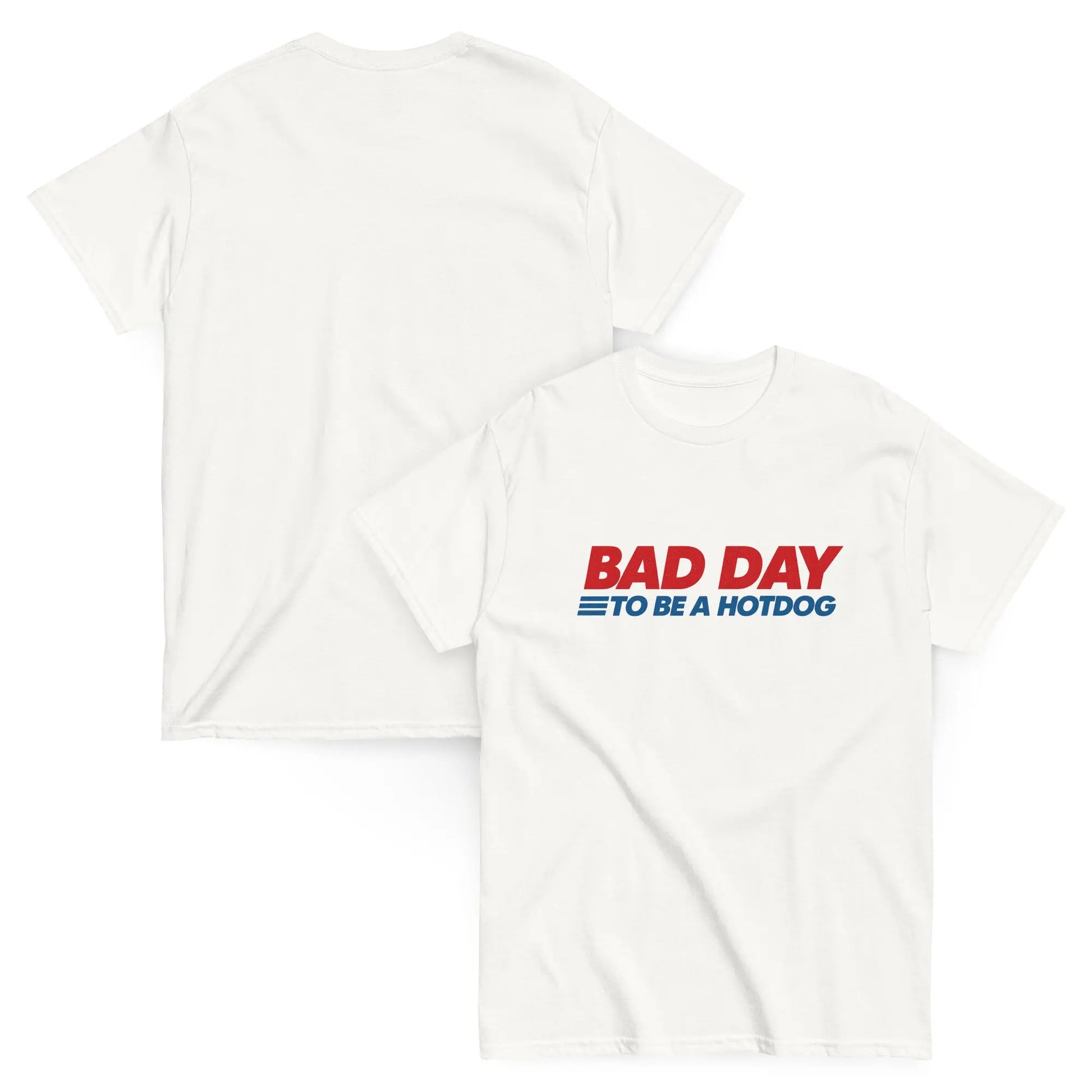 Bad Day To Be A Hot Dog Shirt It's A Bad Day To Be A HotDog T Shirt Hot Dog Men's Tee - Private Fashion Collection 