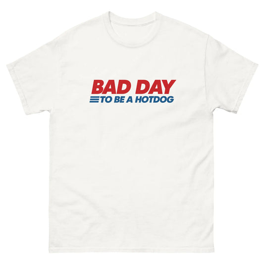 Bad Day To Be A Hot Dog Shirt It's A Bad Day To Be A HotDog T Shirt Hot Dog Men's Tee - Private Fashion Collection 