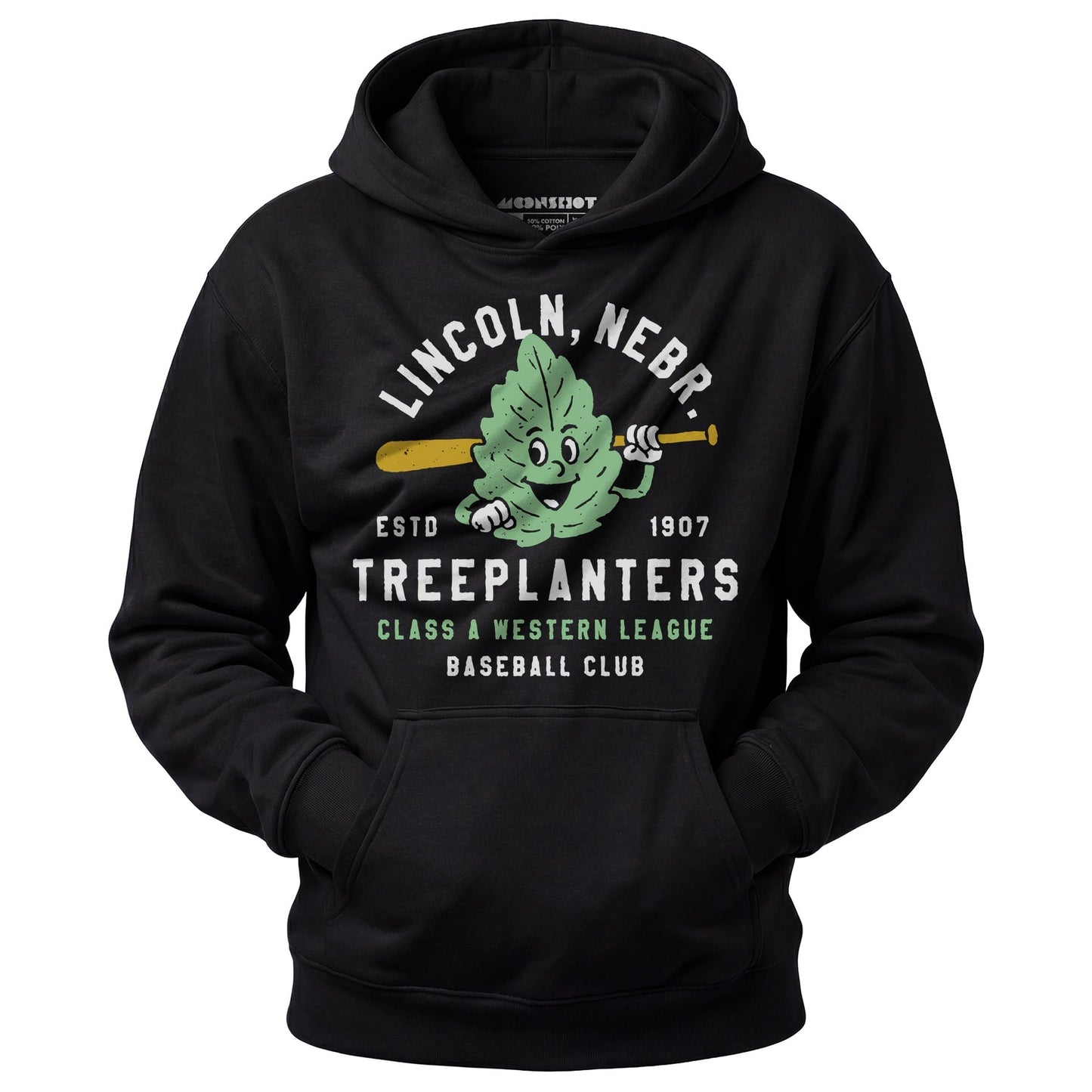Lincoln Treeplanters - Nebraska - Vintage Defunct Baseball Teams - Unisex Hoodie