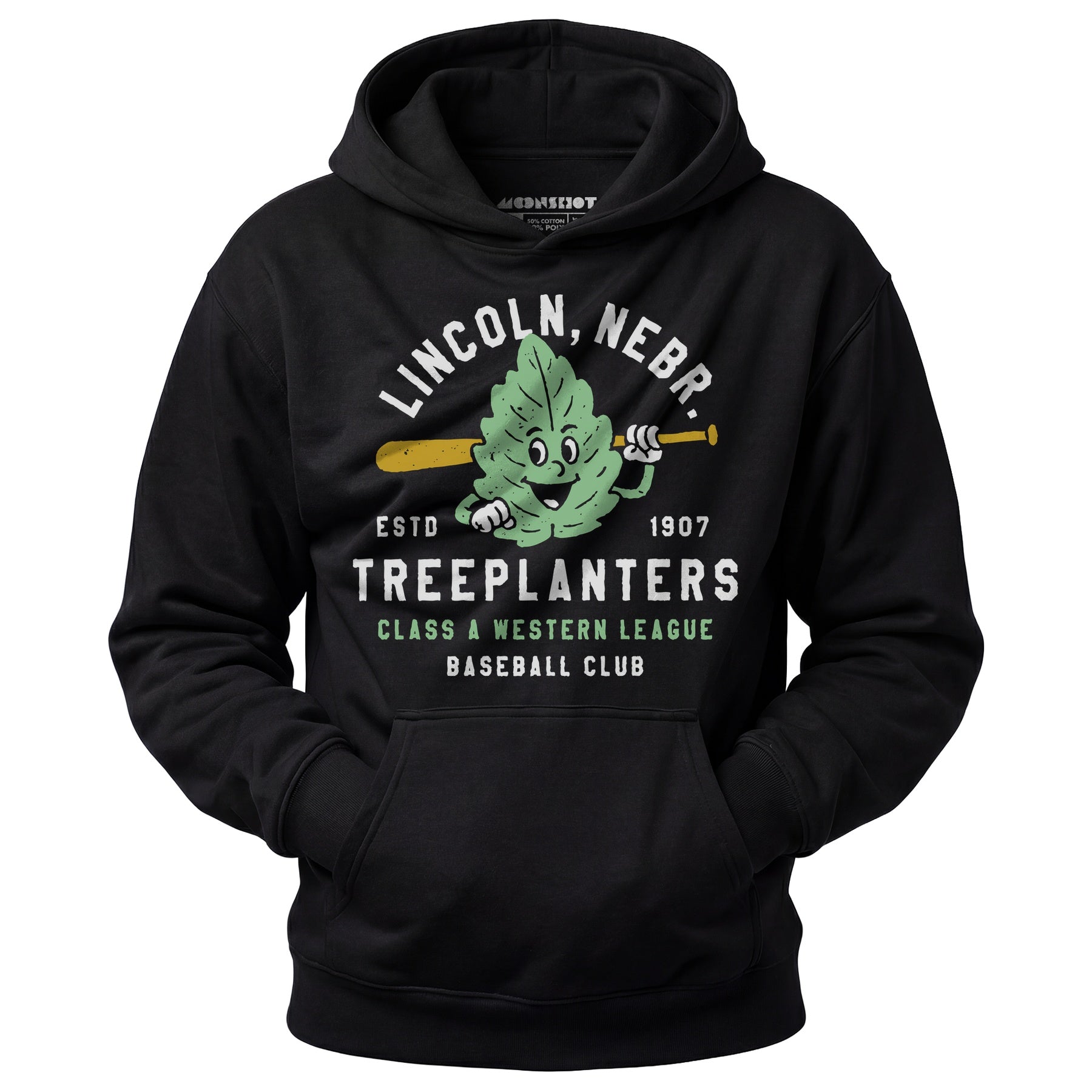 Lincoln Treeplanters - Nebraska - Vintage Defunct Baseball Teams - Unisex Hoodie
