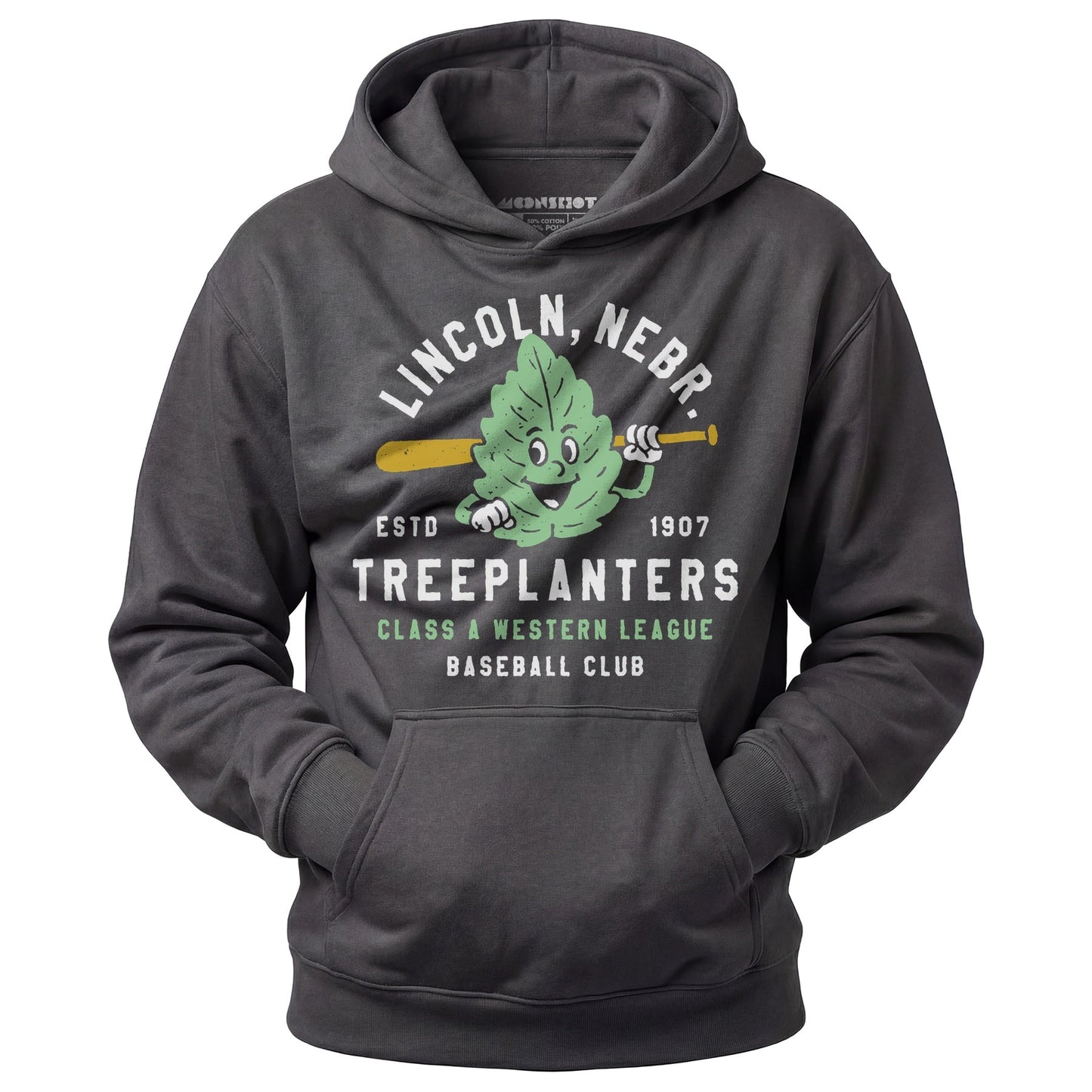 Lincoln Treeplanters - Nebraska - Vintage Defunct Baseball Teams - Unisex Hoodie