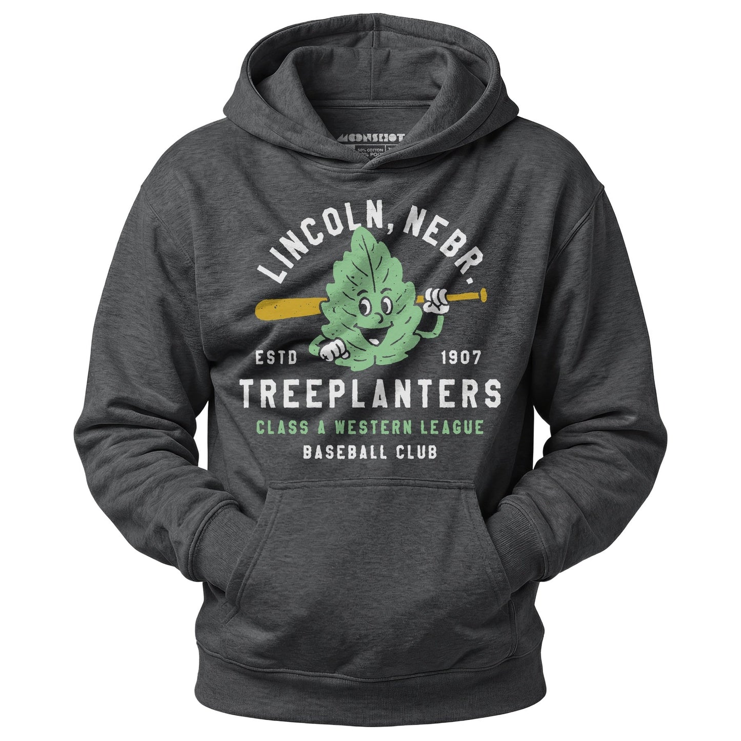 Lincoln Treeplanters - Nebraska - Vintage Defunct Baseball Teams - Unisex Hoodie