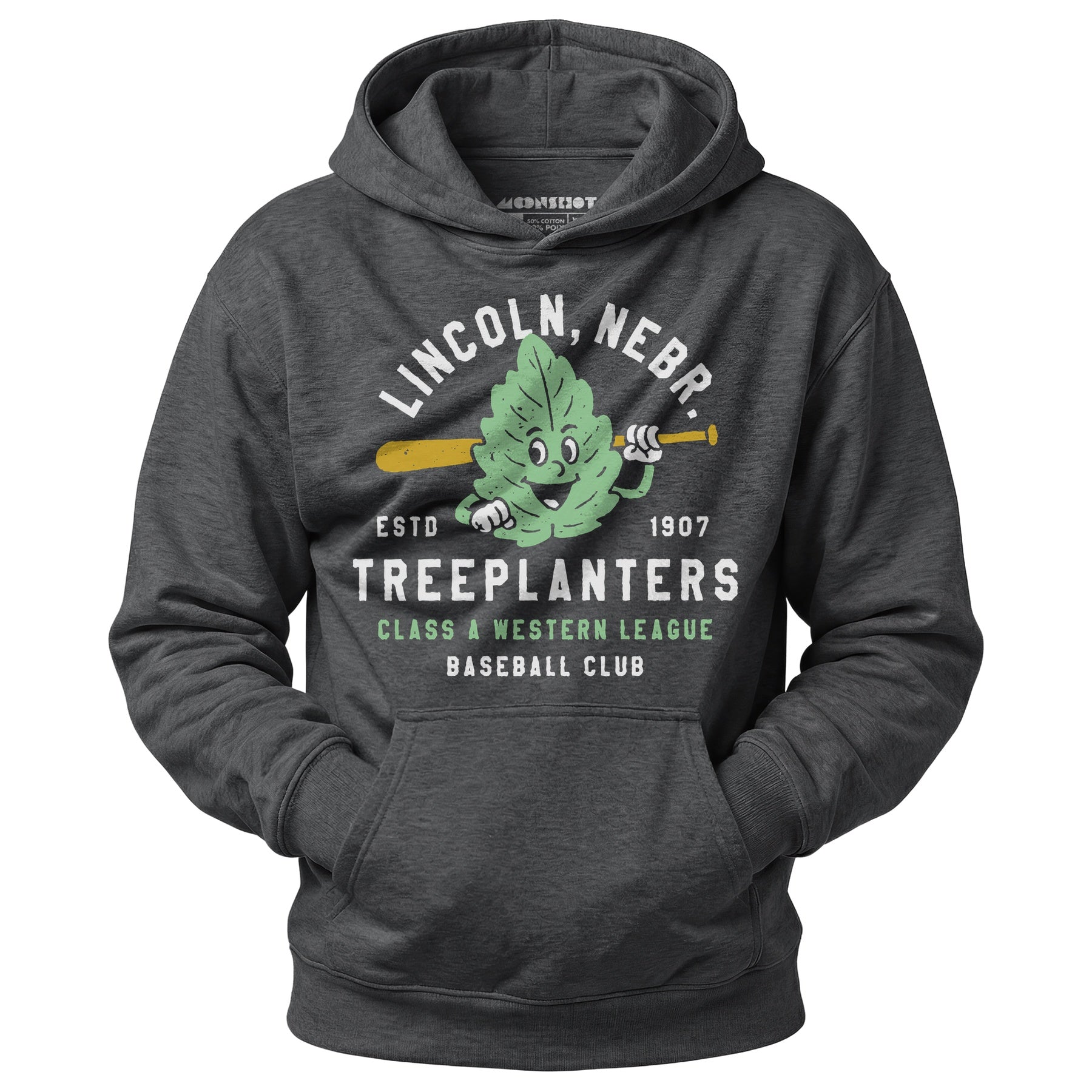 Lincoln Treeplanters - Nebraska - Vintage Defunct Baseball Teams - Unisex Hoodie