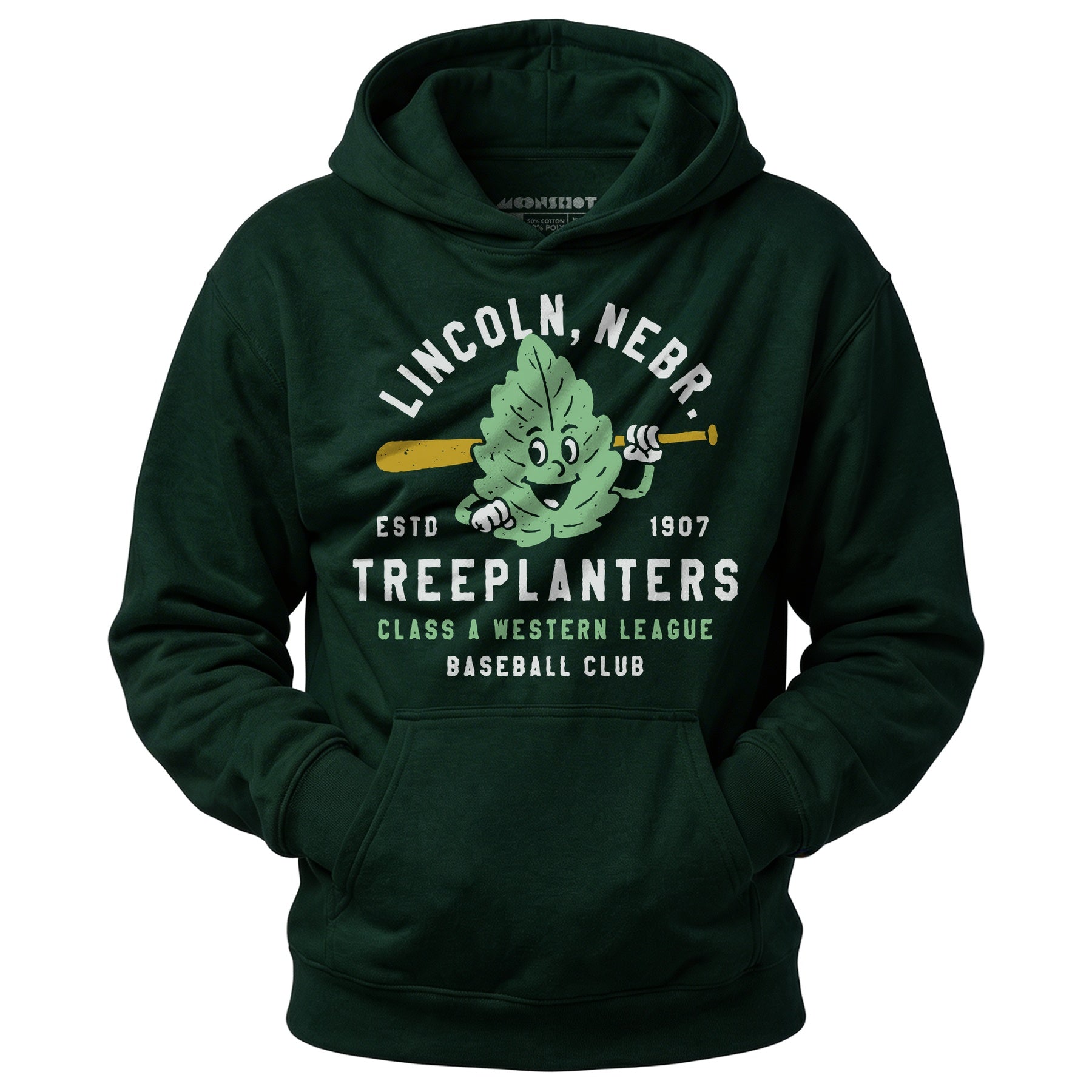 Lincoln Treeplanters - Nebraska - Vintage Defunct Baseball Teams - Unisex Hoodie