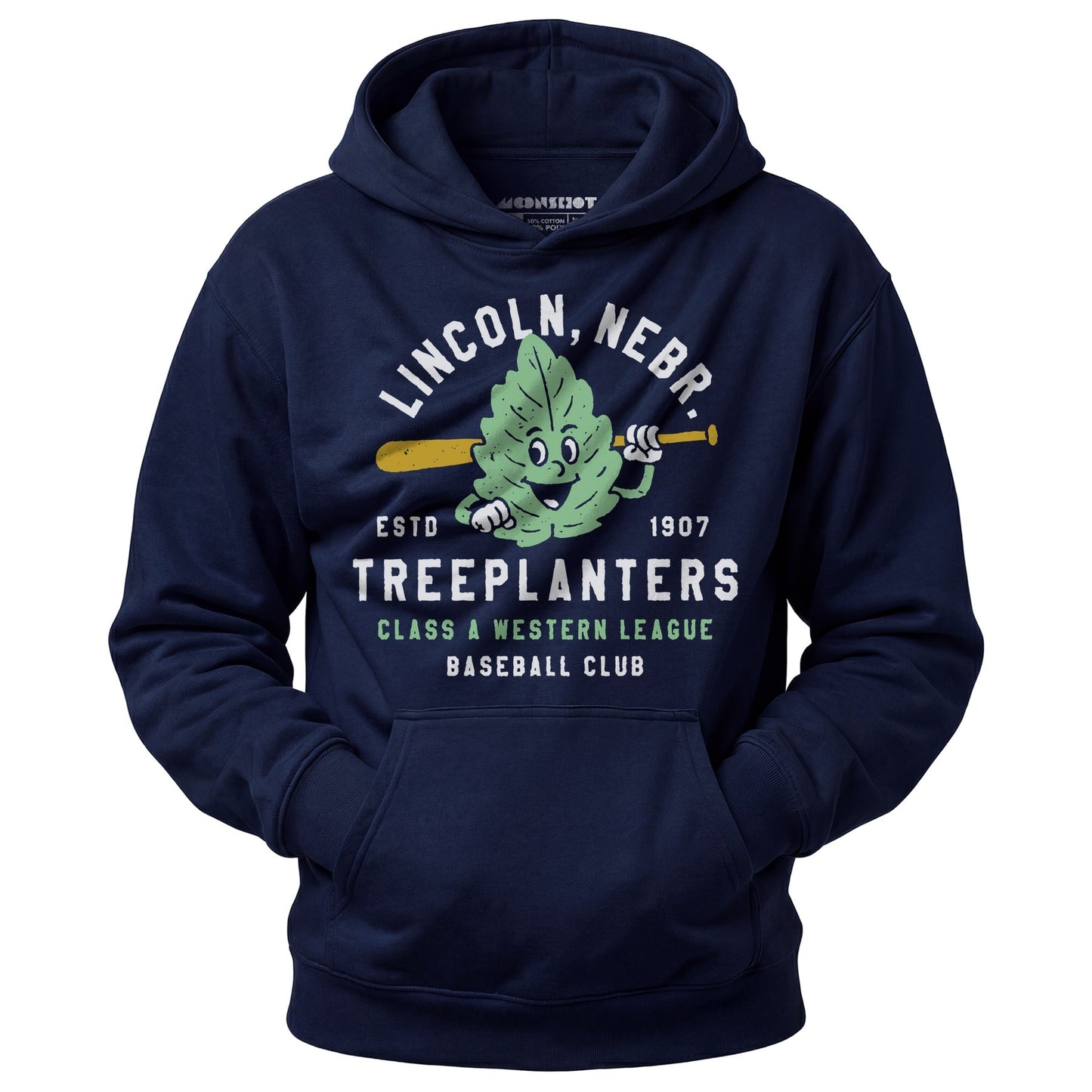Lincoln Treeplanters - Nebraska - Vintage Defunct Baseball Teams - Unisex Hoodie
