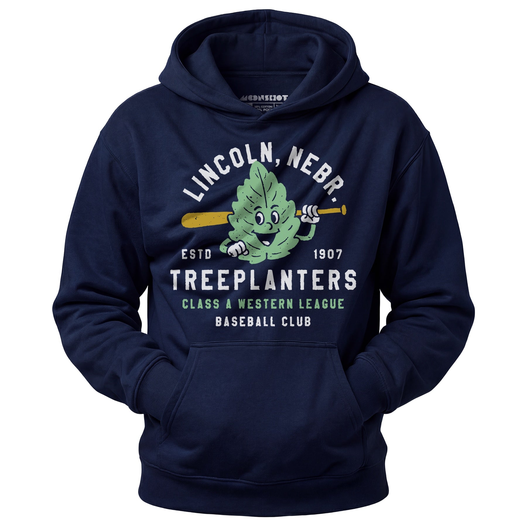 Lincoln Treeplanters - Nebraska - Vintage Defunct Baseball Teams - Unisex Hoodie