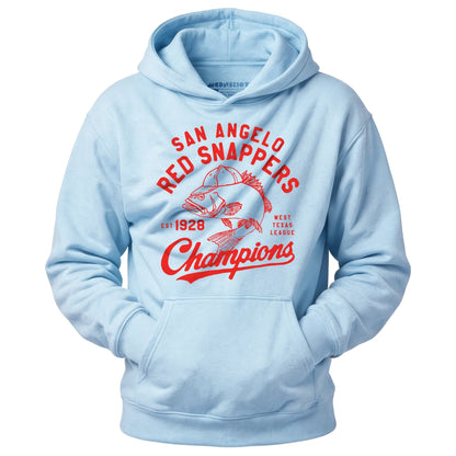 San Angelo Red Snappers - Texas - Vintage Defunct Baseball Teams - Unisex Hoodie - Private Fashion Collection 