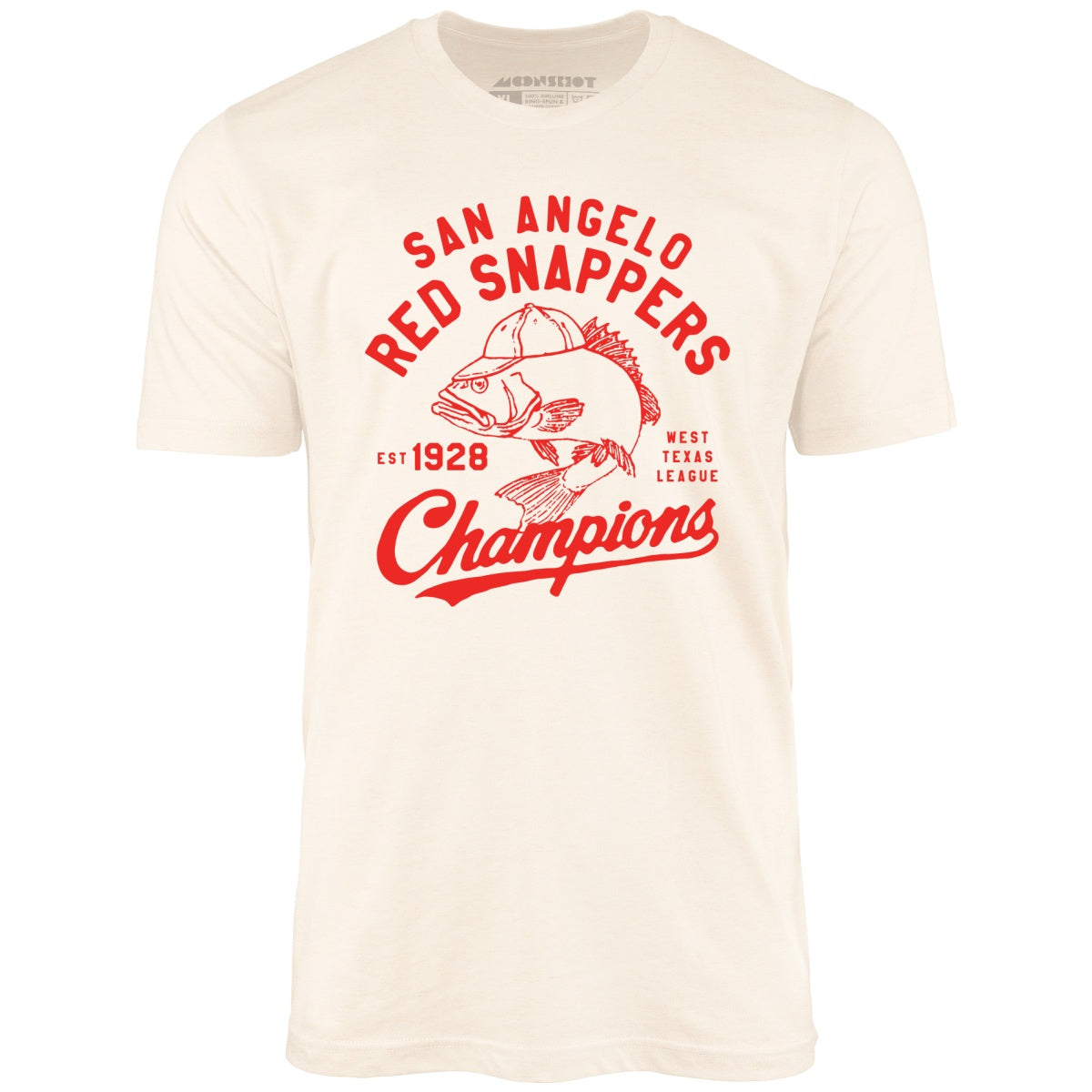San Angelo Red Snappers - Texas - Vintage Defunct Baseball Teams - Unisex T-Shirt - Private Fashion Collection 