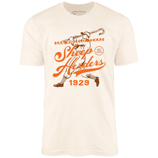 San Angelo Sheep Herders - Texas - Vintage Defunct Baseball Teams - Unisex T-Shirt - Private Fashion Collection 