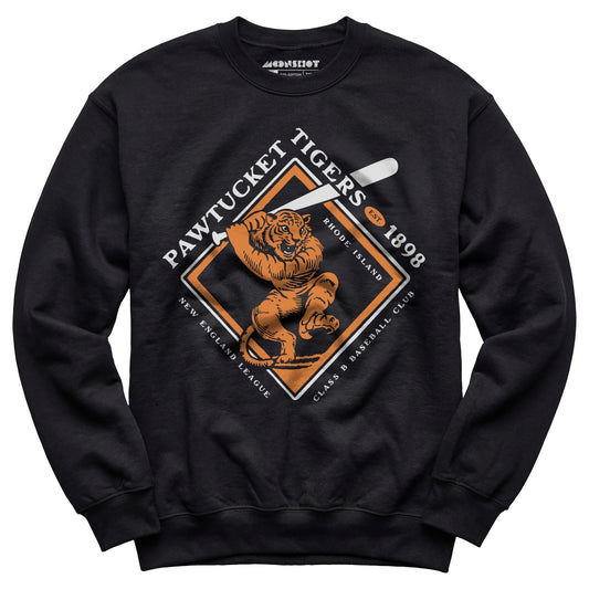 Pawtucket Tigers - Rhode Island - Vintage Defunct Baseball Teams - Unisex Sweatshirt - Private Fashion Collection 