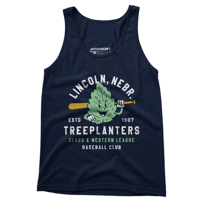 Lincoln Treeplanters - Nebraska - Vintage Defunct Baseball Teams - Unisex Tank Top