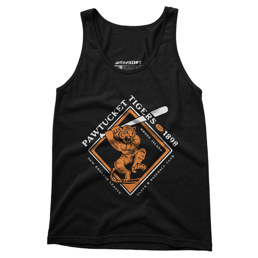 Pawtucket Tigers - Rhode Island - Vintage Defunct Baseball Teams - Unisex Tank Top - Private Fashion Collection 